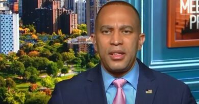 Hakeem Jeffries talks about the debt limit on Meet The Press.