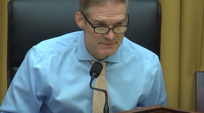 Jim Jordan holds a hearing with fake FBI whistleblowers.