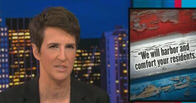 Rachel Maddow says Democratic states are passing laws to protect themselves from red states.