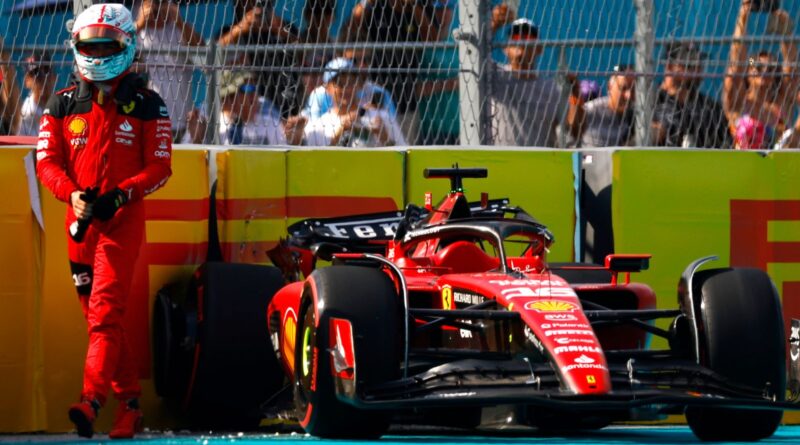 Charles Leclerc says Miami GP Qualifying crash unacceptable after hitting barriers in same place in practice