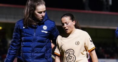 Fran Kirby limped out of Chelsea's League Cup semi-final win at West Ham