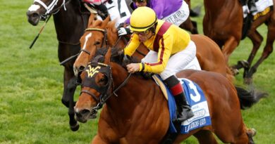 Love Reigns wins the Limestone Stakes at Keeneland in April this year