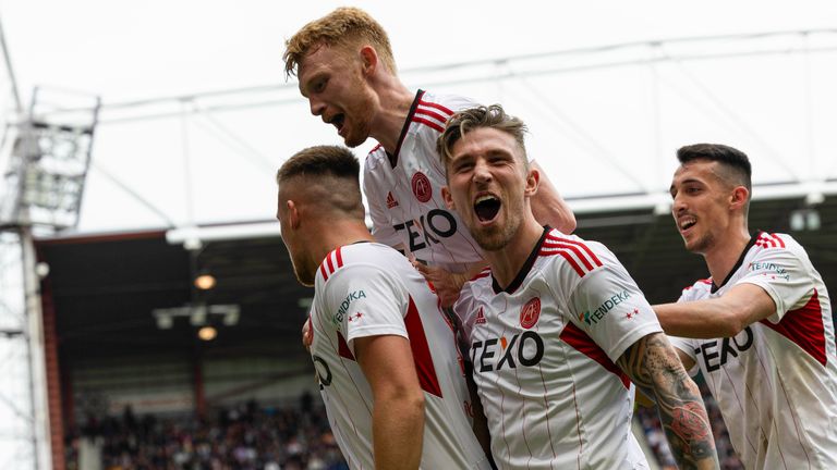 Mattie Pollock opened the scoring for Aberdeen