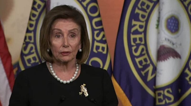 Nancy Pelosi speaks about abortion rights at weekly press conference