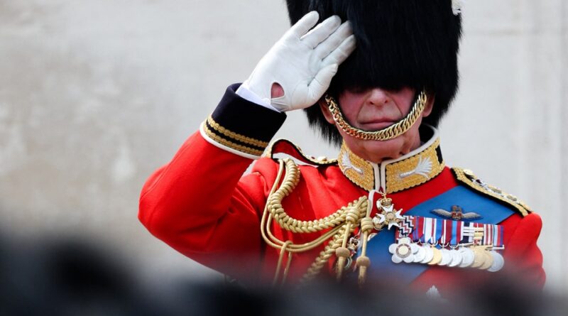 King Charles on horseback for his first Trooping the Colour birthday