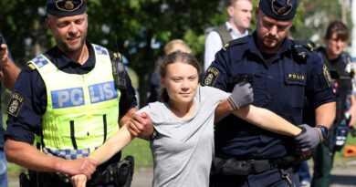 Police remove Greta Thunberg from climate protest hours after court hearing