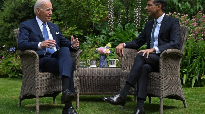 Biden visits U.K. ahead of NATO summit amid alliance divisions