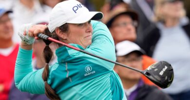 US Women's Open: Irish amateur Aine Donegan joint second at Pebble Beach after replacing broken driver