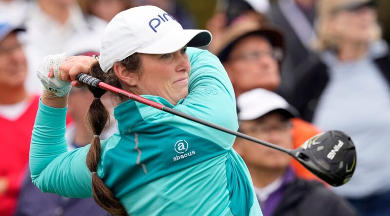 US Women's Open: Irish amateur Aine Donegan joint second at Pebble Beach after replacing broken driver