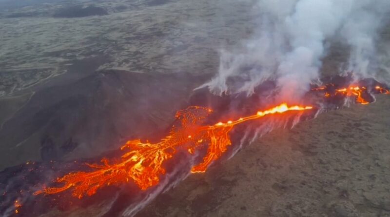 Volcano erupts near Iceland’s capital, in photos and videos