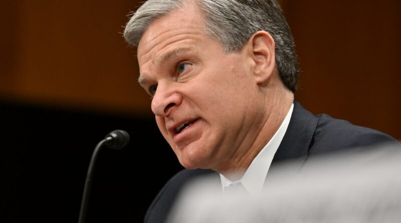 FBI director: U.S. must be vigilant on threats amid Israel-Gaza war