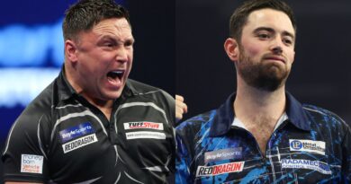 World Grand Prix: Gerwyn Price powers past Michael Smith to set up final against Luke Humphries