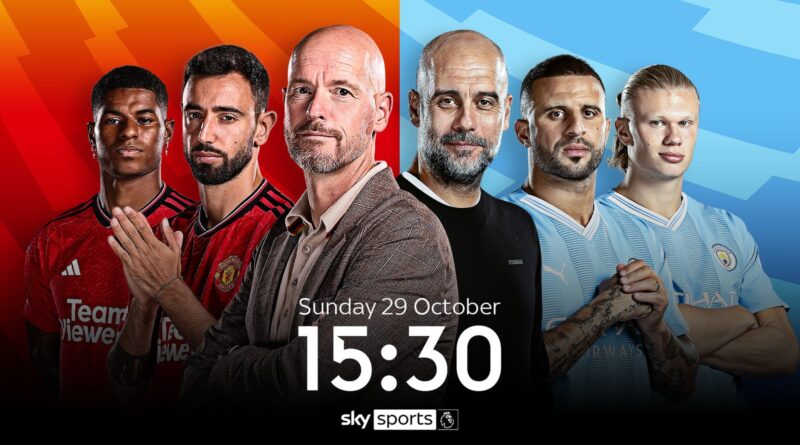 The Manchester Derby is live on Sky Sports Main Event and Sky Sports Premier League this Sunday, kick-off at 15:30