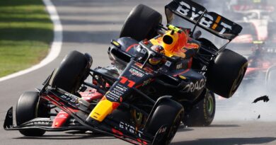 Sergio Perez: Red Bull driver 'just went for it' after Mexico City GP start overtake on Charles Leclerc ends in crash