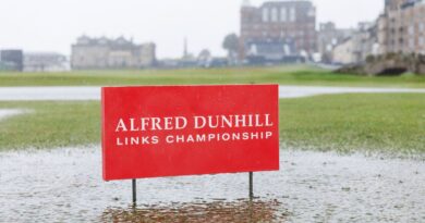 Alfred Dunhill Links Championship: Play abandoned again on Sunday following further rain