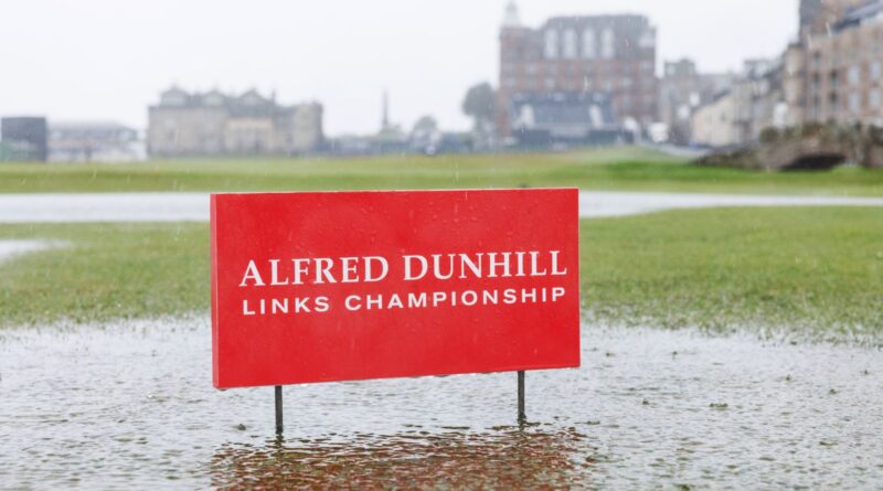 Alfred Dunhill Links Championship: Play abandoned again on Sunday following further rain