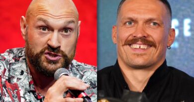 Tyson Fury and Oleksandr Usyk