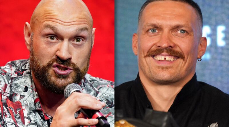 Tyson Fury and Oleksandr Usyk