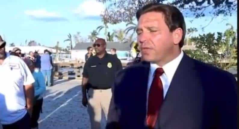 Ron DeSantis claims the media was rooting for the Hurricane