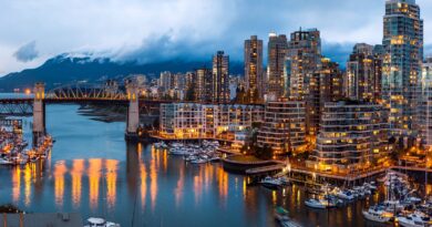 Burrard Bridge, Vancouver, British Columbia, Canada