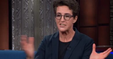 Rachel Maddow on The Late Show with Stephen Colbert.