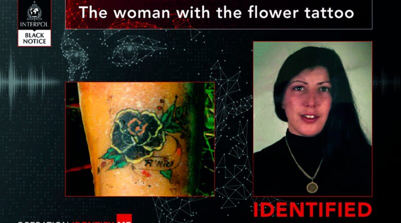 ‘Woman with the flower tattoo’ identified decades after her death in Belgium