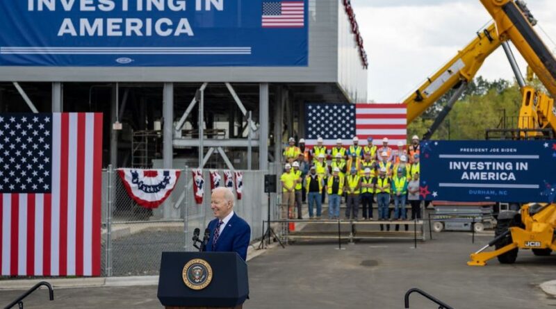 President Biden speaking on Investing in America, provided by WH in embargoed material