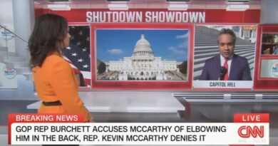 Kevin McCarthy (R-CA) denied shoving Rep. Burchett (R-TN) but a NPR reporter witnessed it