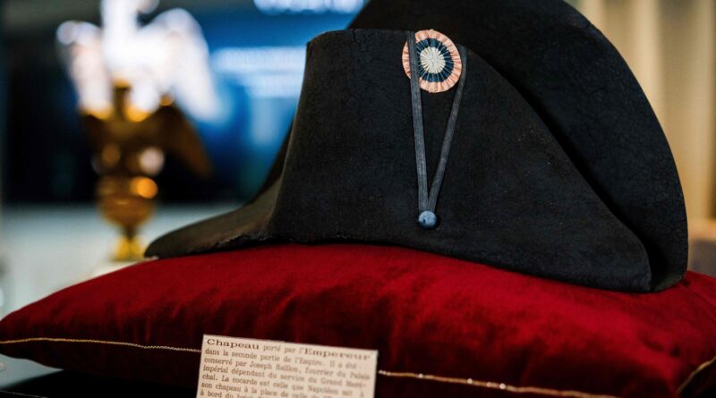 Napoleon’s hats were a fashion statement. One has sold for $2.1 million.