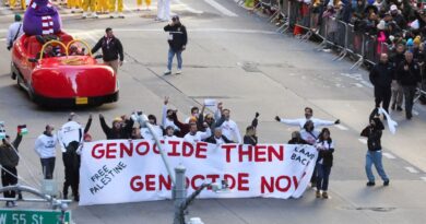 34 pro-Palestinian protesters arrested for disrupting Macy’s parade, police say