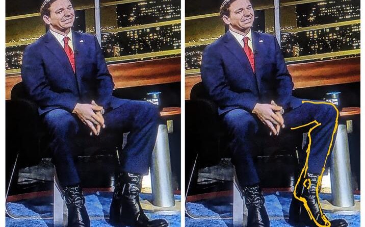 Ron DeSantis shoe lift meme