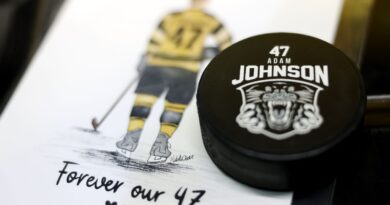 Adam Johnson: Nottingham Panthers pay tribute to former player in memorial game