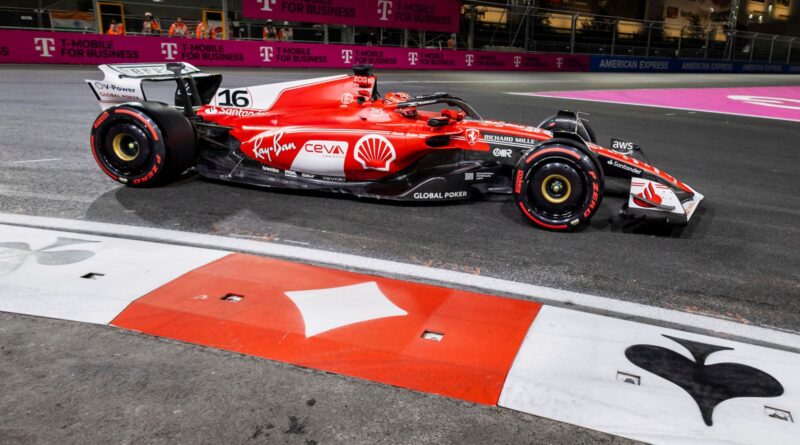 Las Vegas GP Qualifying: Charles Leclerc takes pole position as Ferrari seal dominant one-two