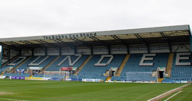 DUNDEE, SCOTLAND - FEBRUARY 25: A general stadium view during a cinch Championship match between Dundee and Inverness Caledonian Thistle at Dens Park, on February 25, in Dundee, Scotland.  (Photo by Paul Devlin / SNS Group)