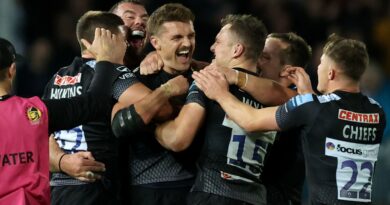 Gallagher Premiership: Exeter Chiefs beat Gloucester in one-point thriller after epic late comeback