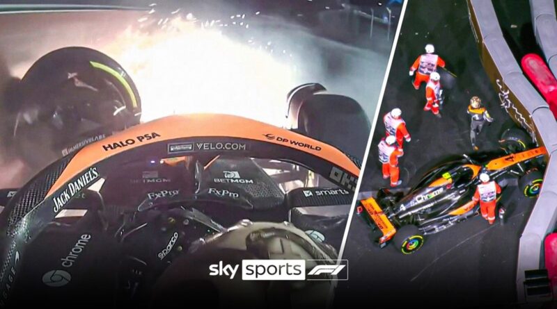 Lando Norris: How McLaren driver suffered huge accident at Las Vegas GP after first DNF of 2023 F1 season