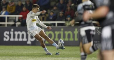 Gallagher Premiership: Winless Newcastle rooted bottom of the table after 20-14 home loss to Exeter