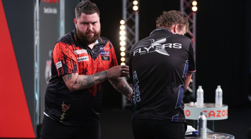 Michael Smith exits Players Championship in first round after shock defeat to Richard Veenstra