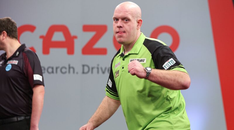 Michael van Gerwen produces highest average in Players Championship Finals history