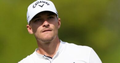 DP World Tour Championship: Nicolai Hojgaard holds halfway lead as Rory McIlroy's hopes fade