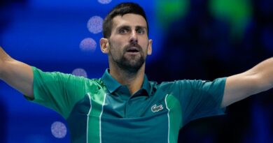 ATP Finals: Novak Djokovic beats Carlos Alcaraz in straight sets to set up final against unbeaten Jannik Sinner in Turin