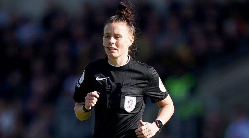 Rebecca Welch made history in January by becoming the first female to take charge of a Championship fixture.