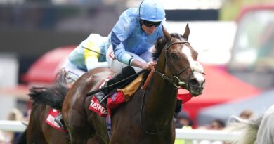 Regal Reality and Ryan Moore win the Diomed Stakes at Epsom