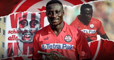 Tony Yeboah's anti-discrimination message still resonates in Frankfurt in the form of a mural