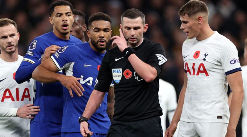 Tottenham boss Ange Postecoglou 'says we have to accept the referee's decision' after home loss to Chelsea