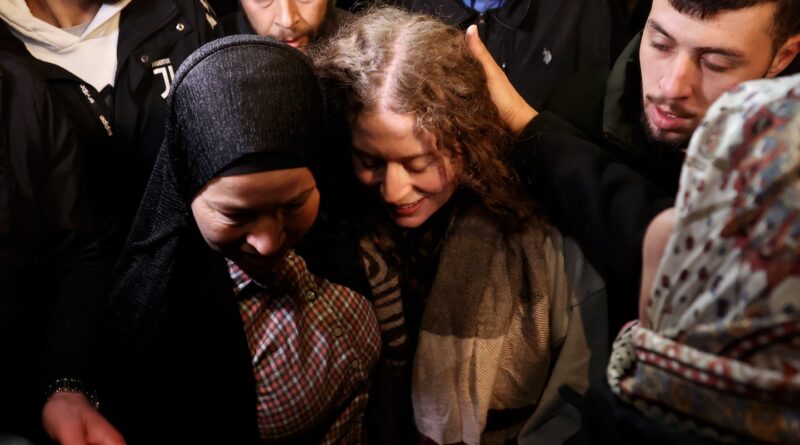 Palestinian activist Ahed Tamimi freed from Israeli prison in latest exchange