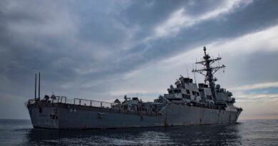 U.S. ship shoots down drones in Red Sea, Central Command says