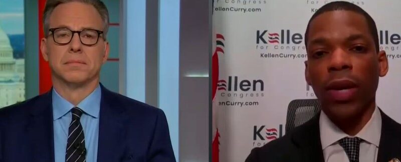 Jake Tapper interviews Kellen Curry on CNN.