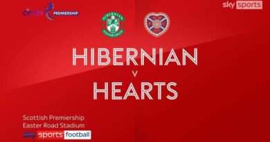 Hibs 0-1 Hearts: Lawrence Shankland's stunning stoppage-time strike secures Edinburgh derby win