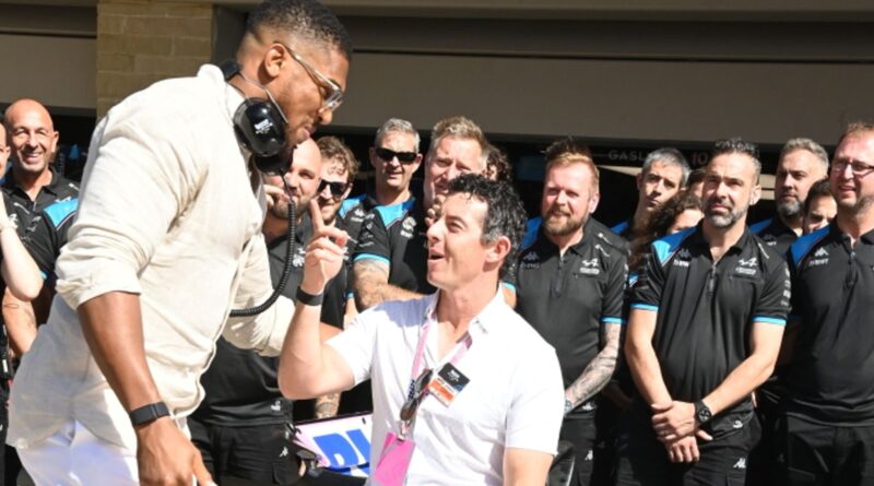 Alpine: How Anthony Joshua and Rory McIlroy are helping Formula 1 team after becoming investors